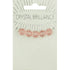9mm Round Faceted Crystal Beads (available in 4 colours)